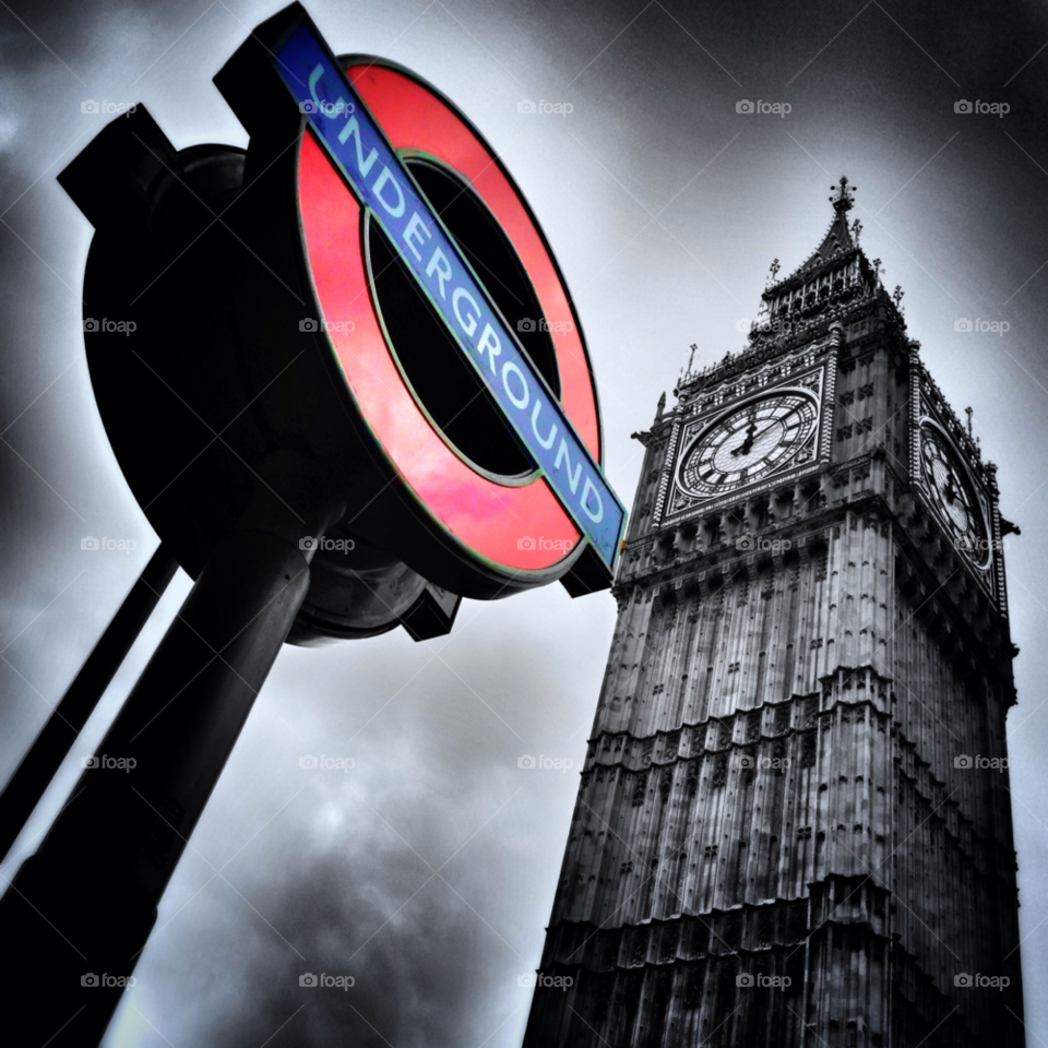 underground london hdr big ben by dantvusa