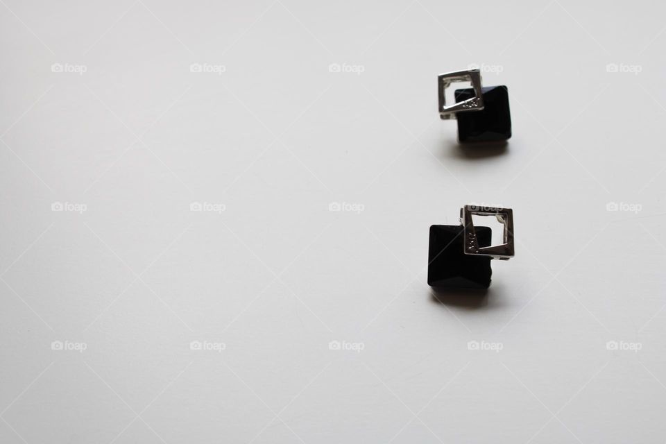 Black earrings