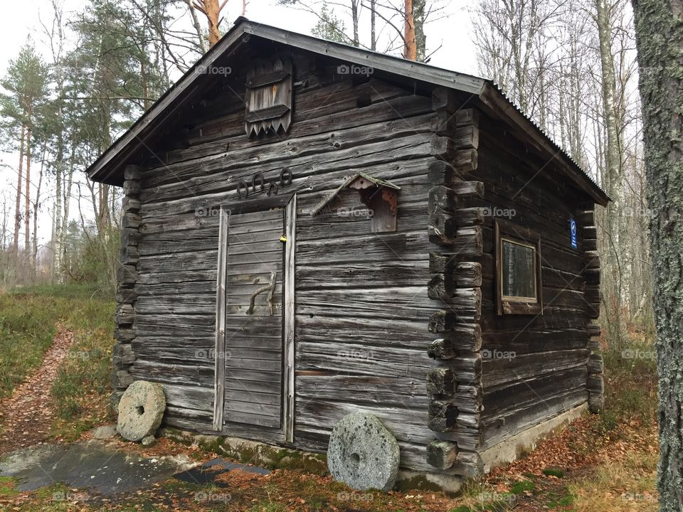 Old Sauna by the lake
