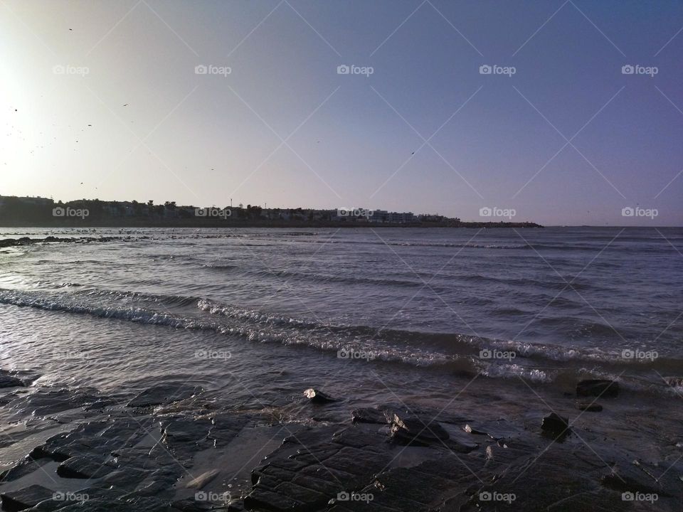 chill with water sea