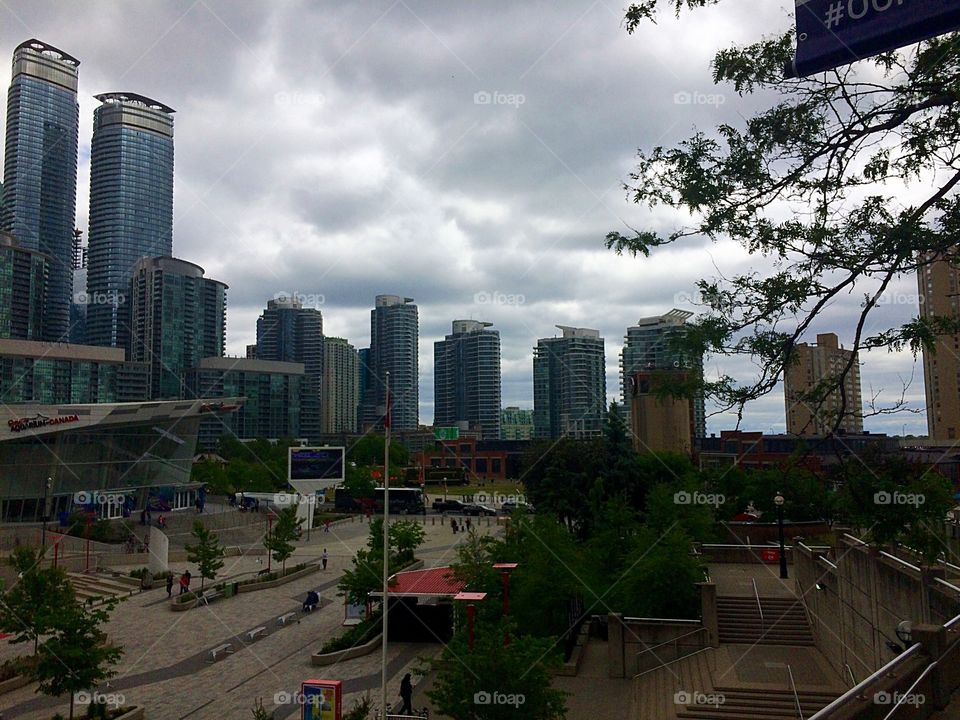 View of city of Toronto
