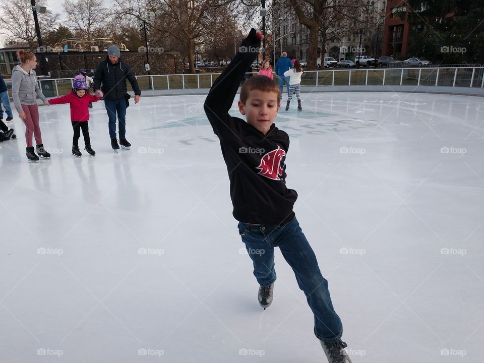 ice skating