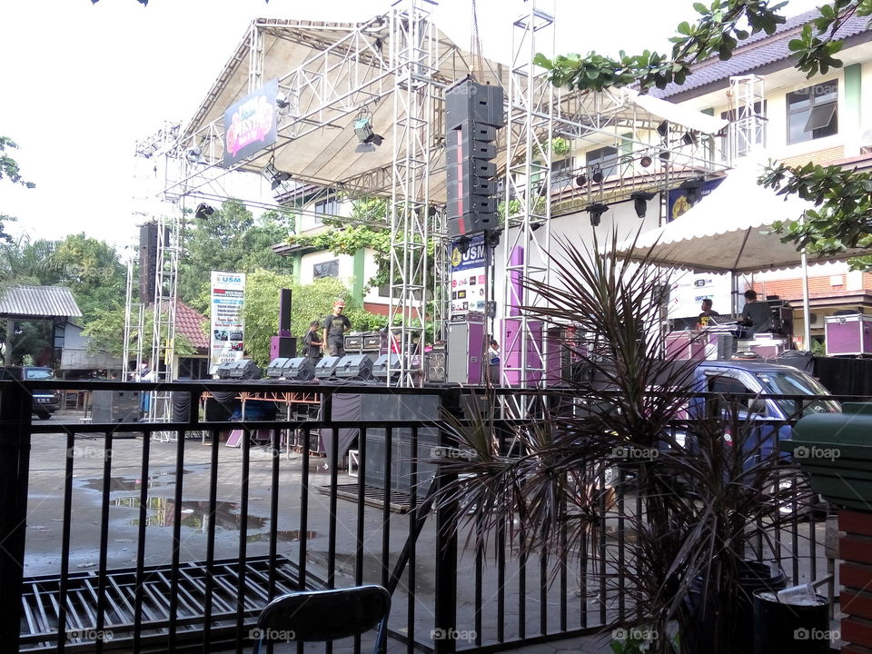 music concert stage