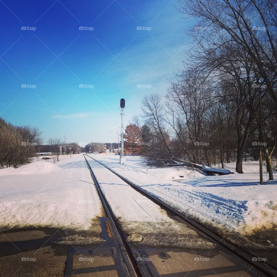 Looking down the line