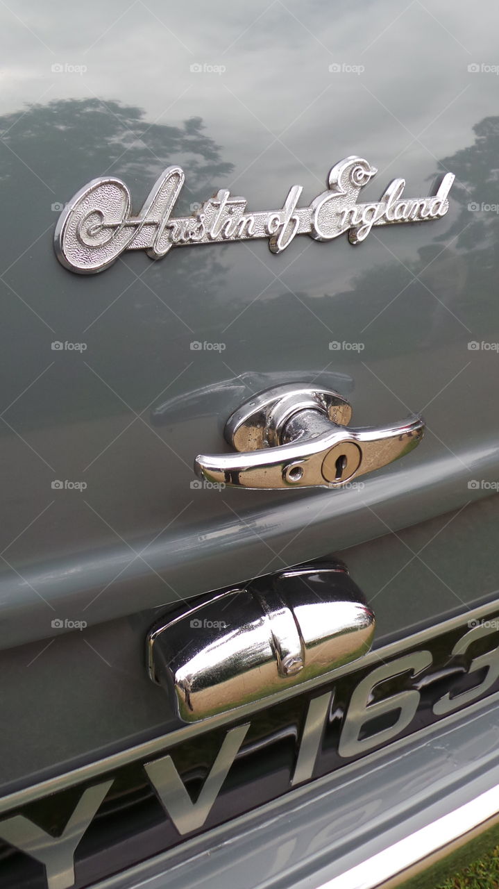 Austin of England.  back emblem