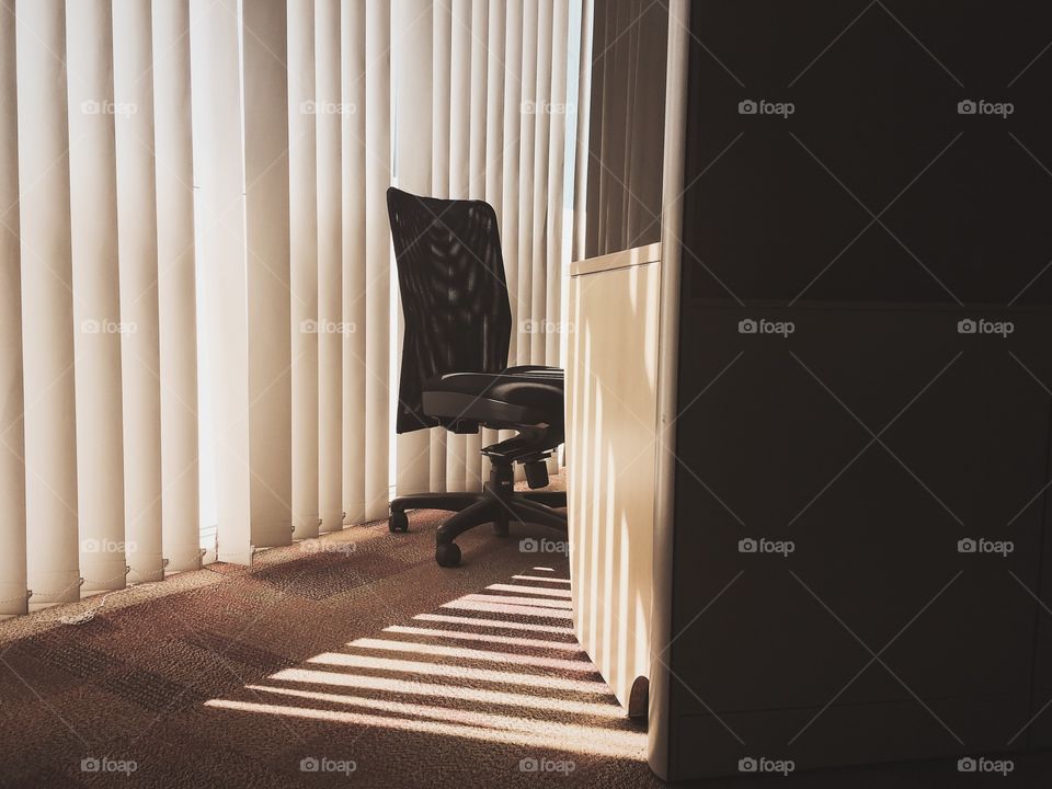 Chair in meeting room