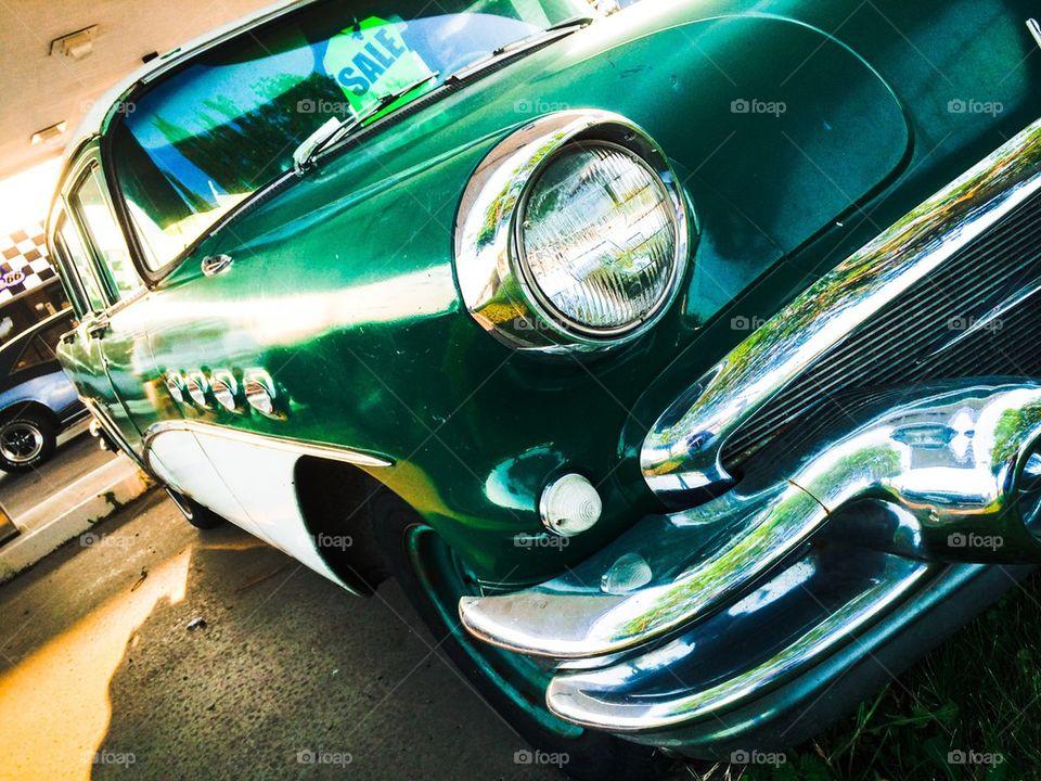 Vintage green machine