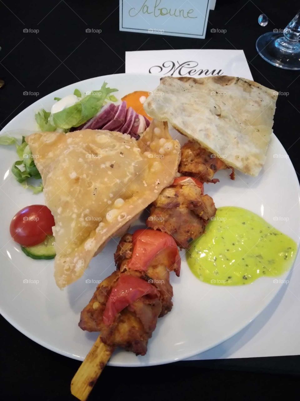 appetizing Indian food