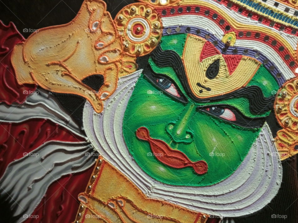traditional art of kadhakali