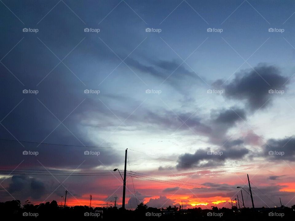 Caribbean sunset