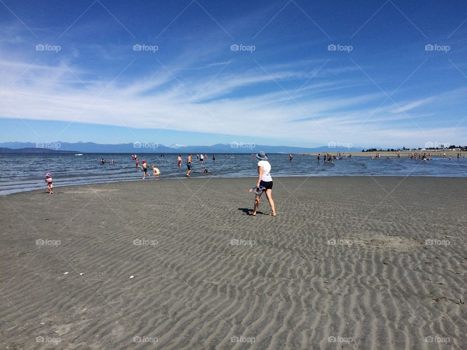 Parksville. Low tide 