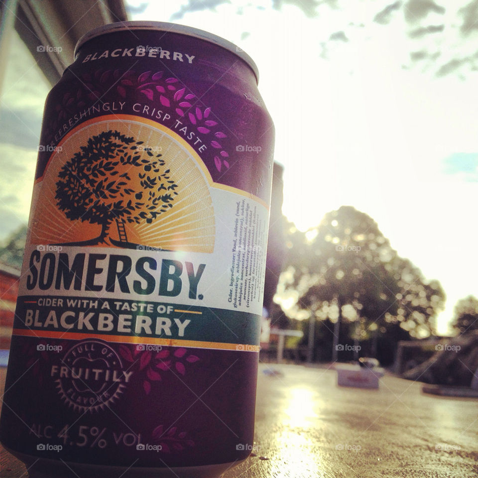 sunny cold drink alcohol by albertipsen