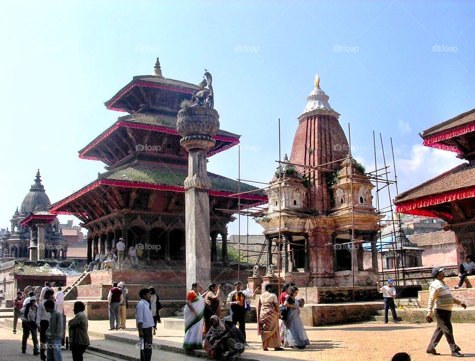 Durbar square. Before the earthquake 