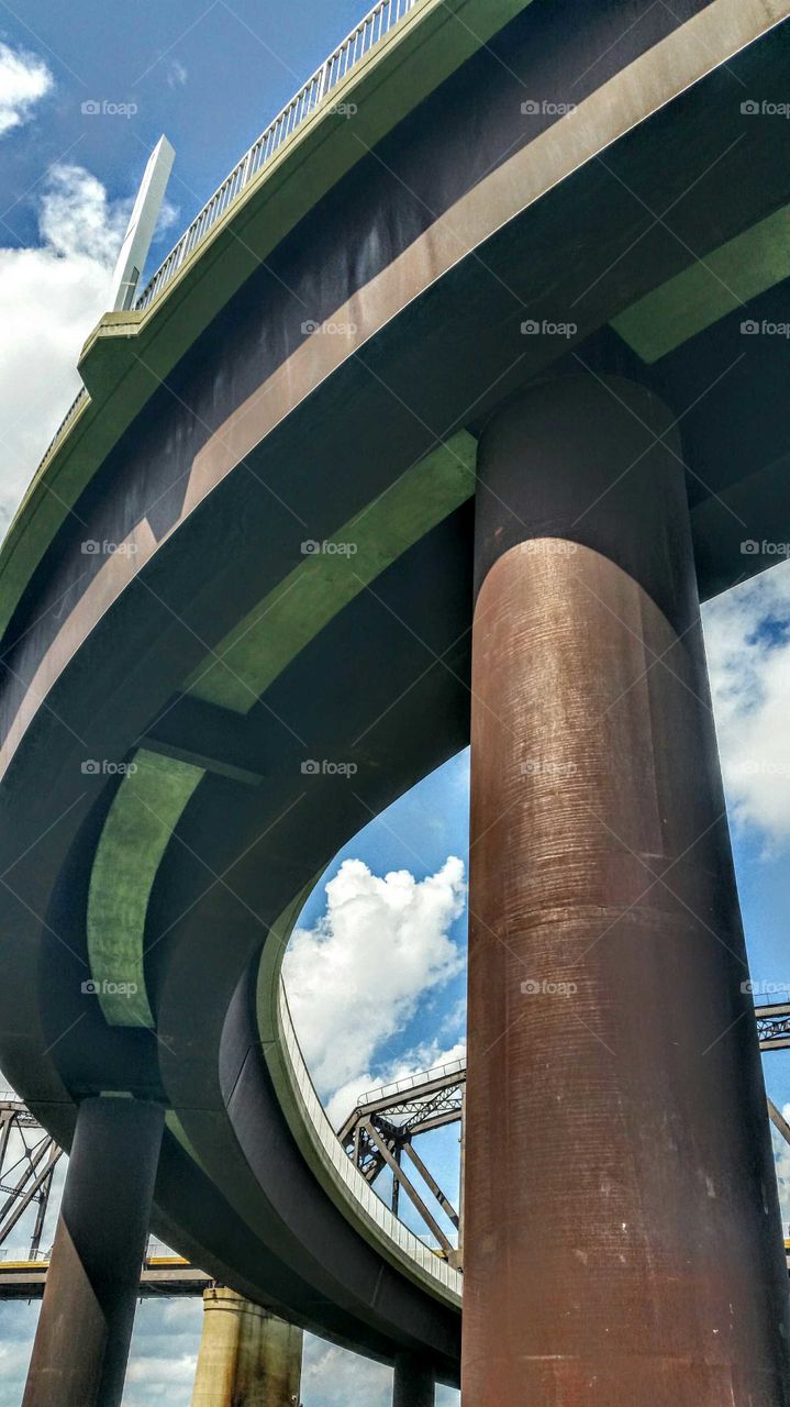 Under bridge. Louisville, KY