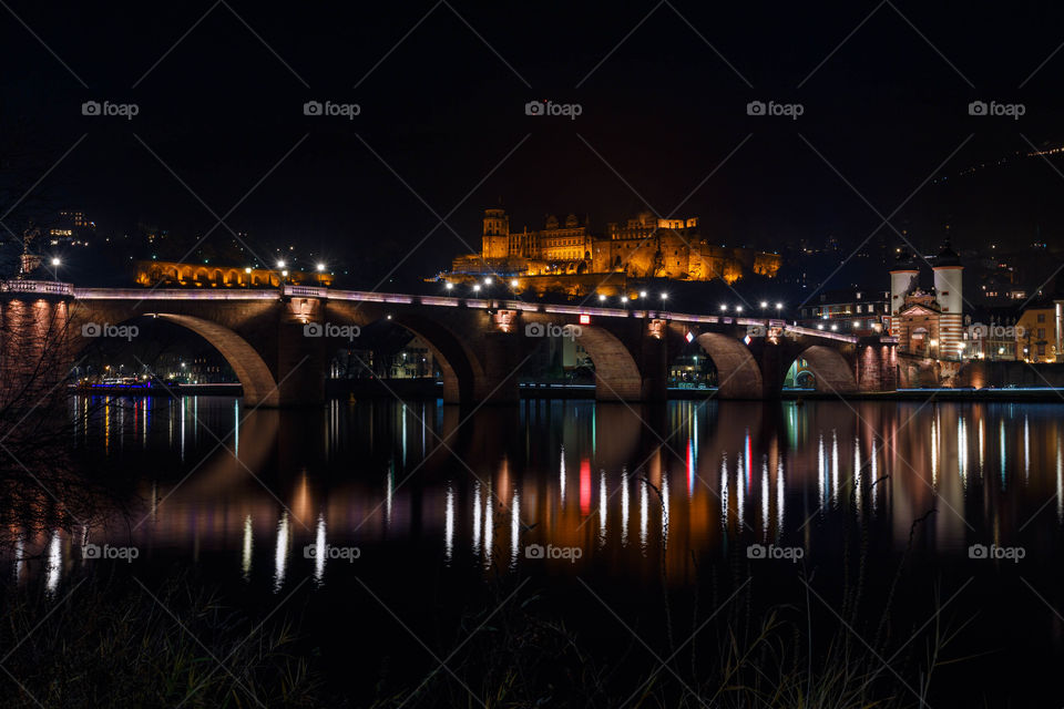 Heidelberg by night