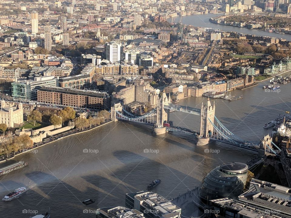 London England City view with London bridge