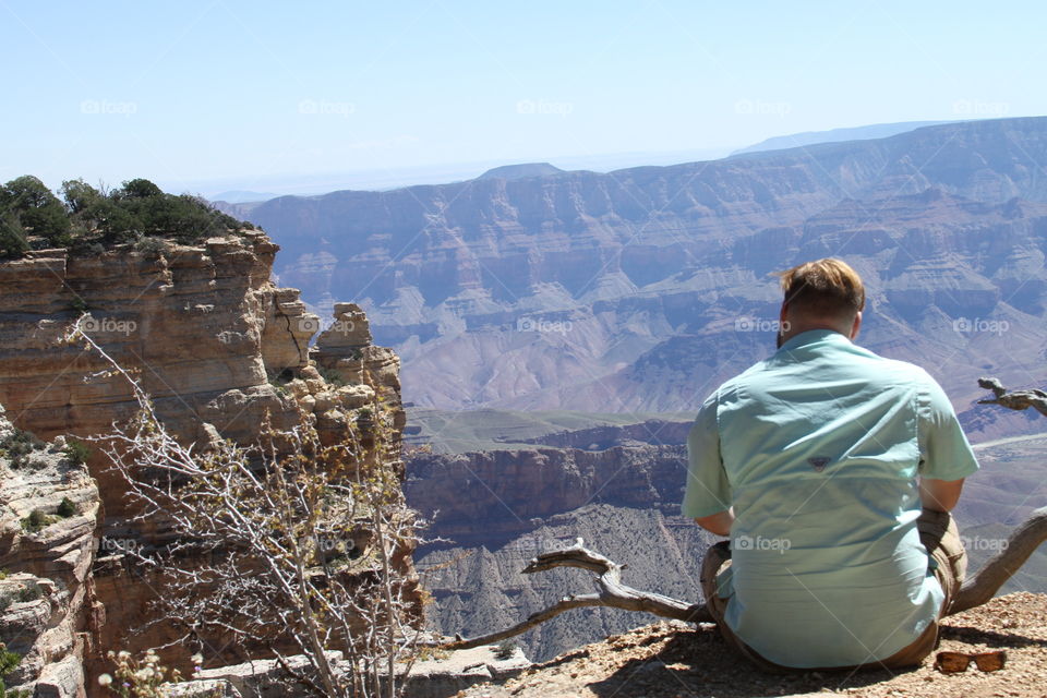 Overlooking the Grand Canyon