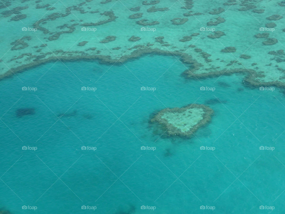 heart reef australia great barrier reef heart reef by caroline.chill.1