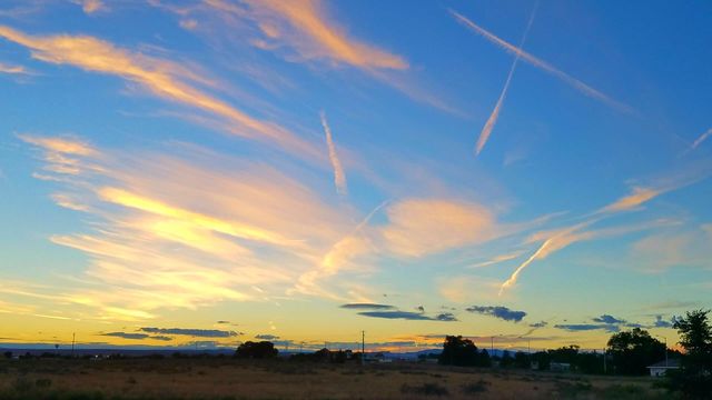 amazing sunset. new mexico
