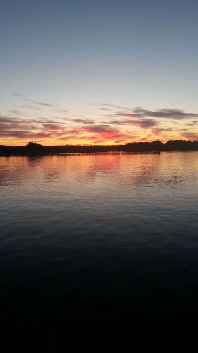 View of sunset