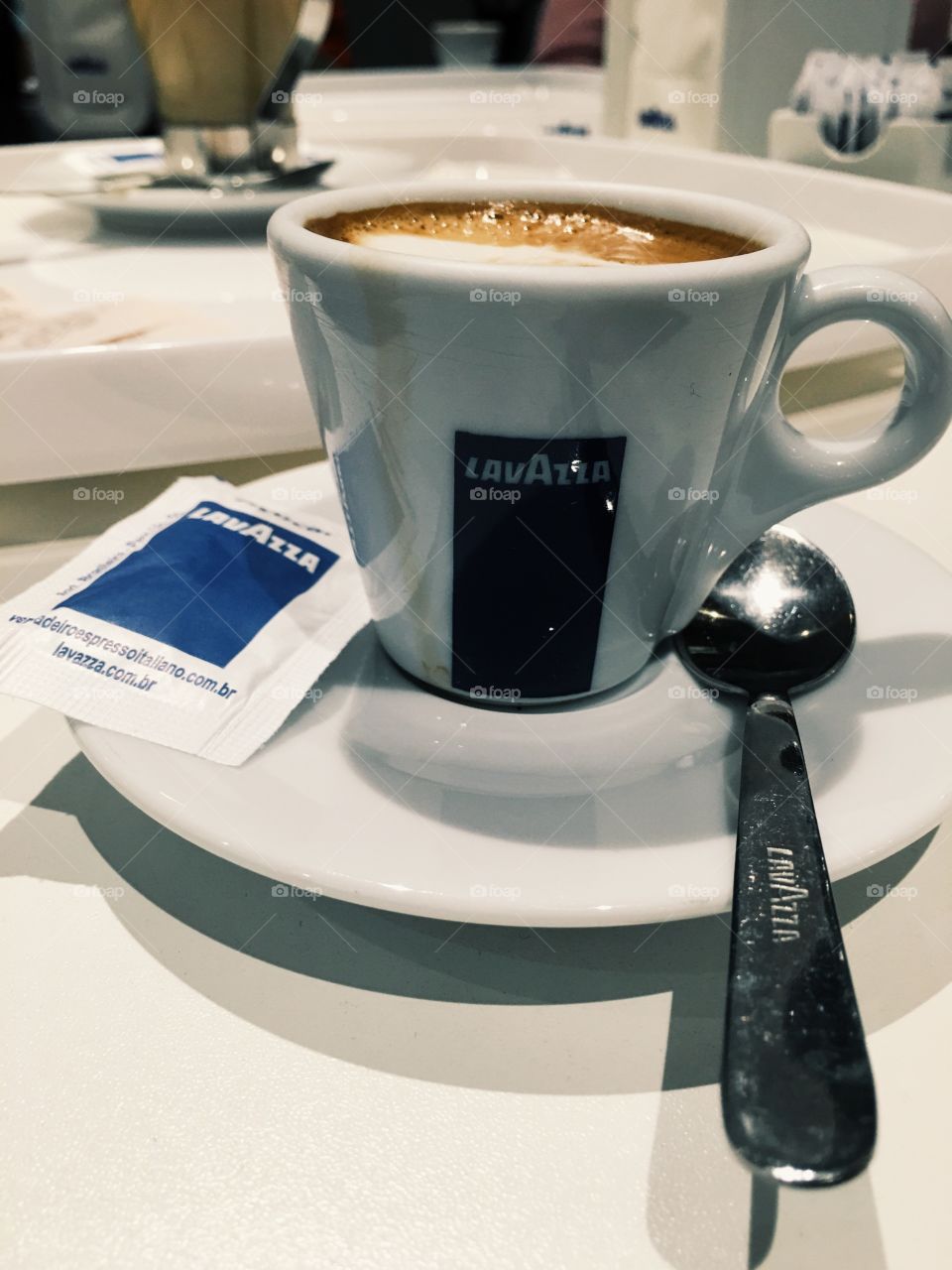 lavazza shot.