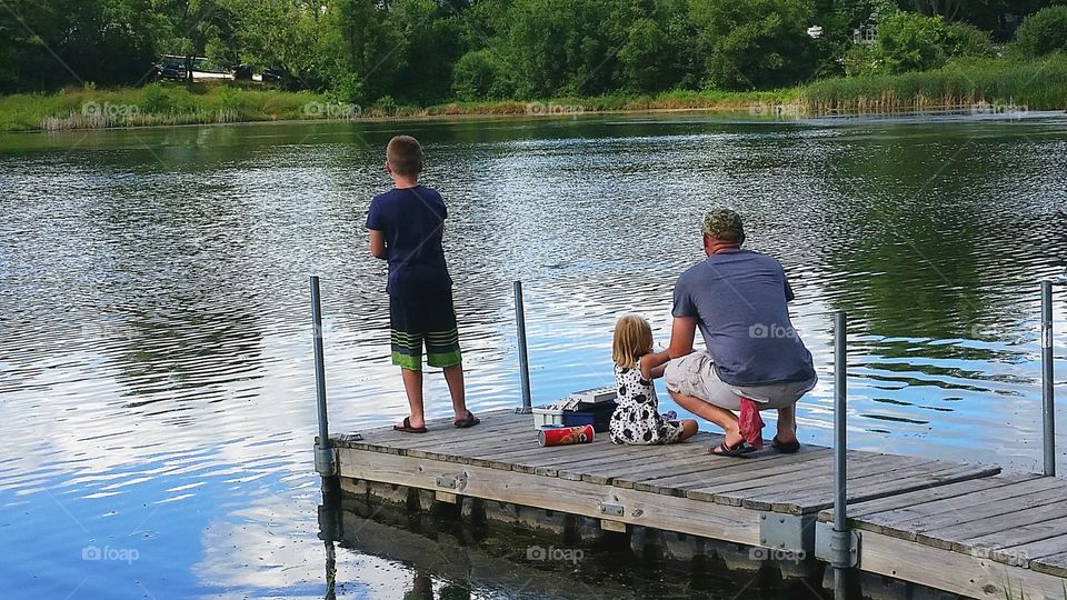 family together outdoors