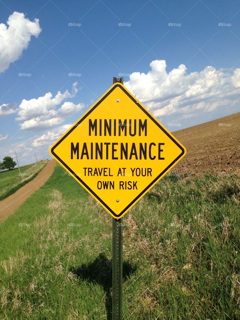 Maintenance sign