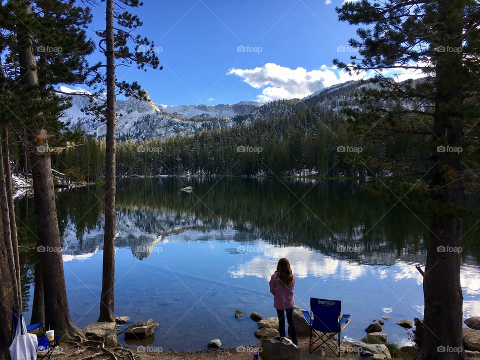 Mountain Lake Reflection 