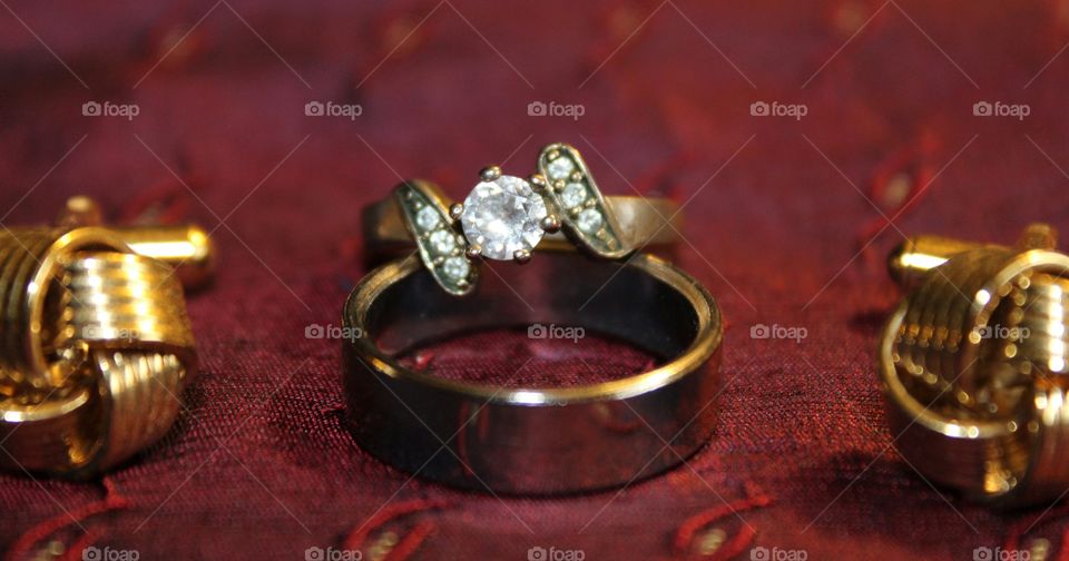 rings and cufflinks