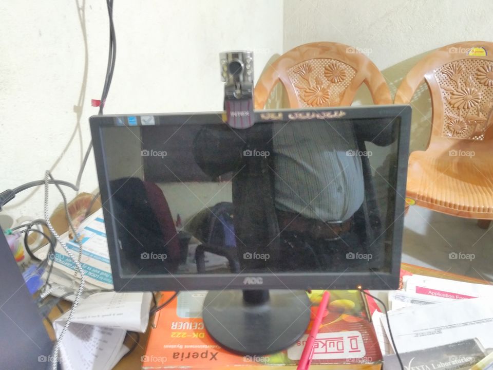 PC camera on the table