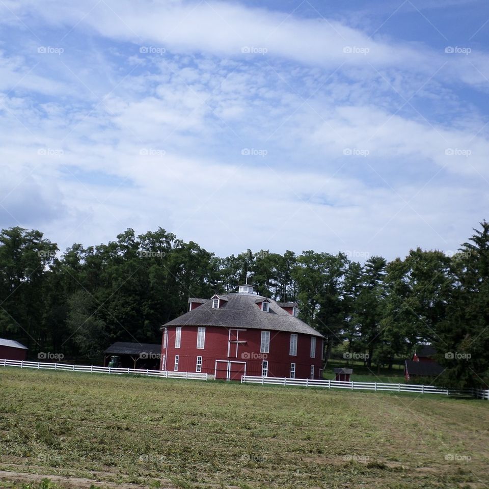 red barn