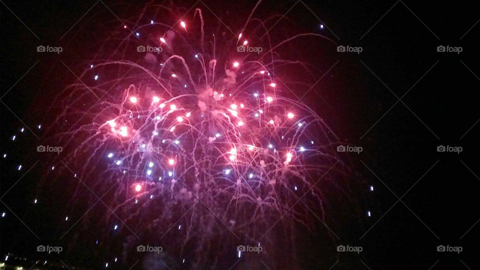 Abstract, Flame, Insubstantial, Fireworks, Festival