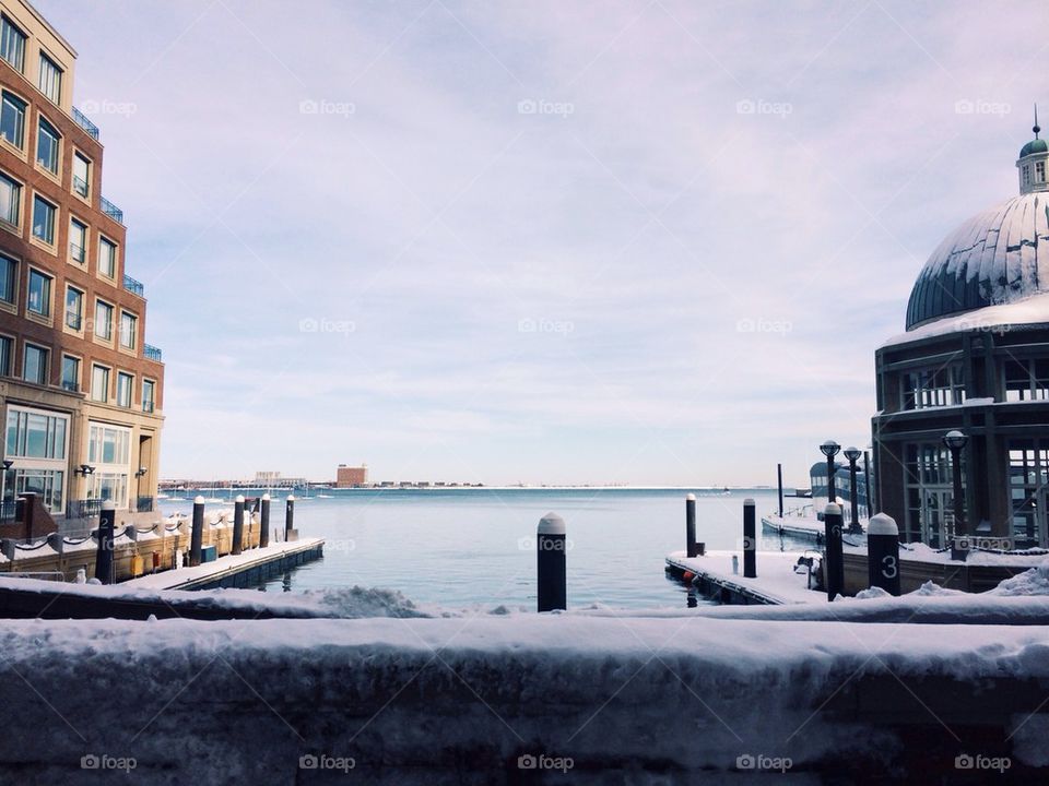 Pier in Boston