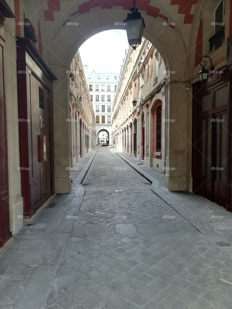 private street in paris france