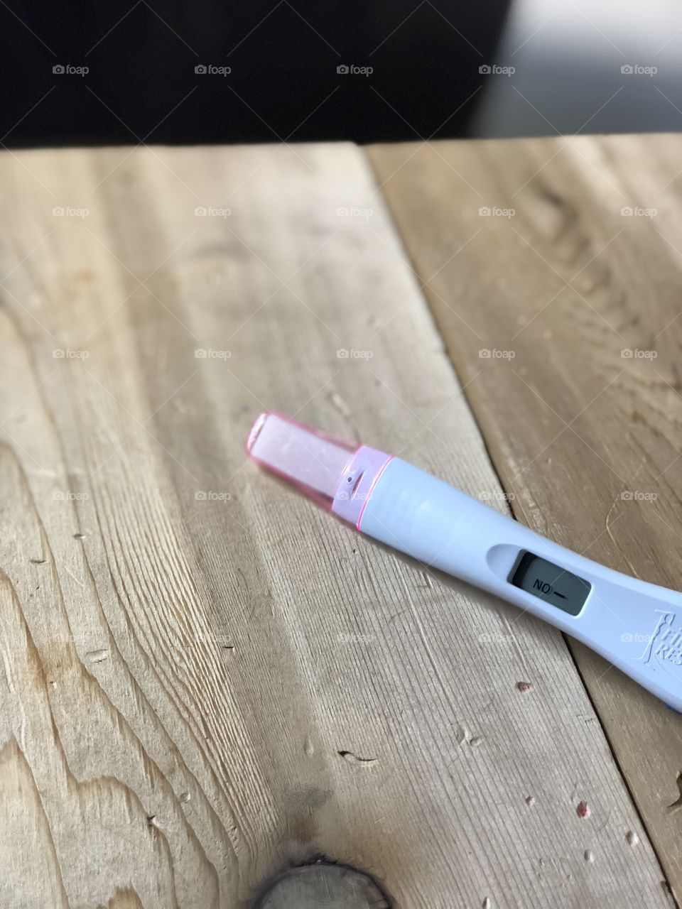 Negative pregnancy test result