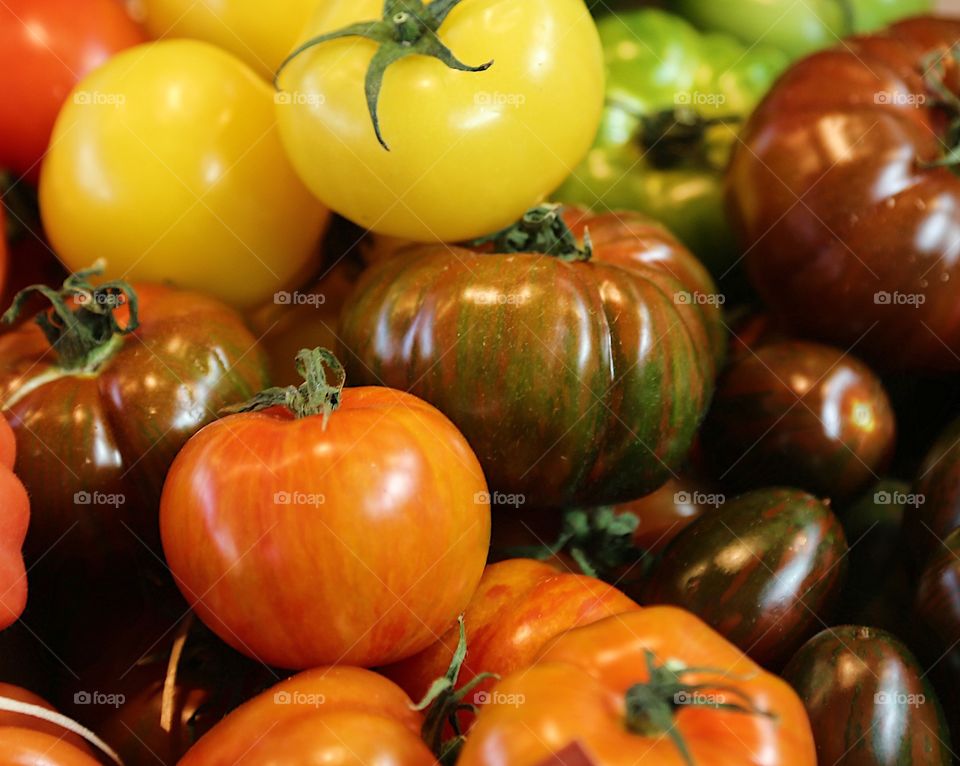 Tomatillo and tomatoes