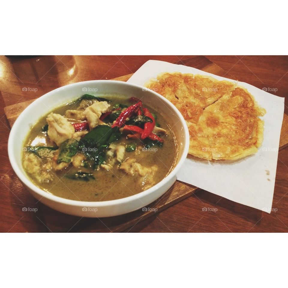 rotee green curry