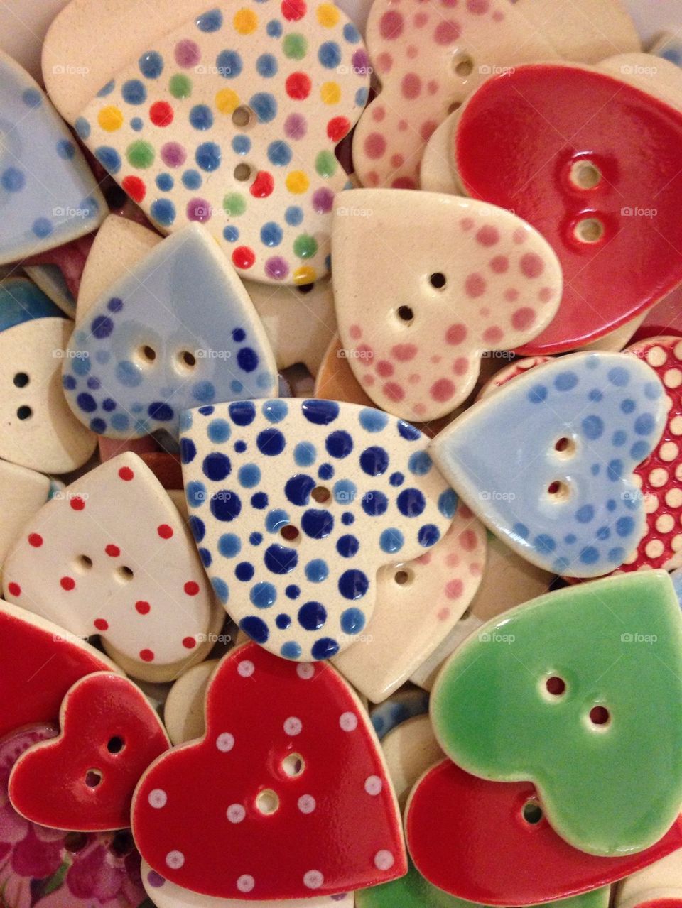 Heart buttons