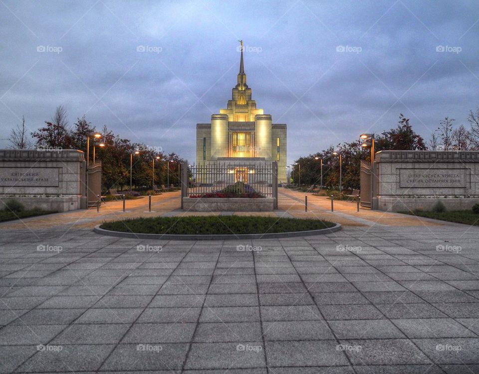 Mormon Temple in Kiev. 