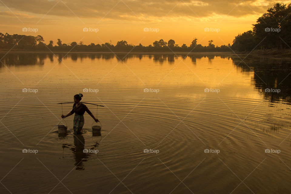 Sunrise reflections 