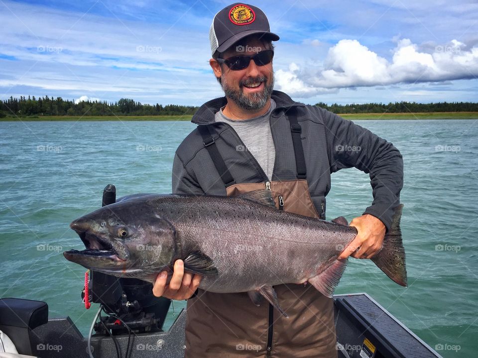 King salmon Kenai river Alaska
