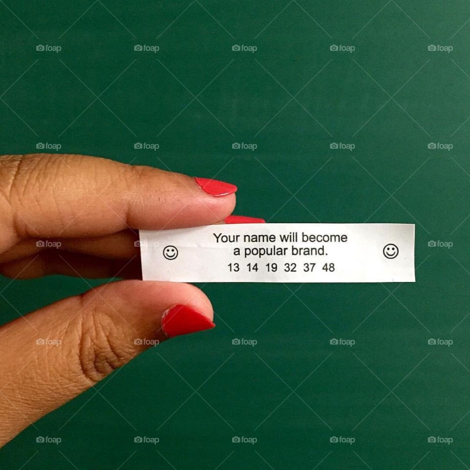 Fortune Cookie: Your Name Will Become a Popular Brand 