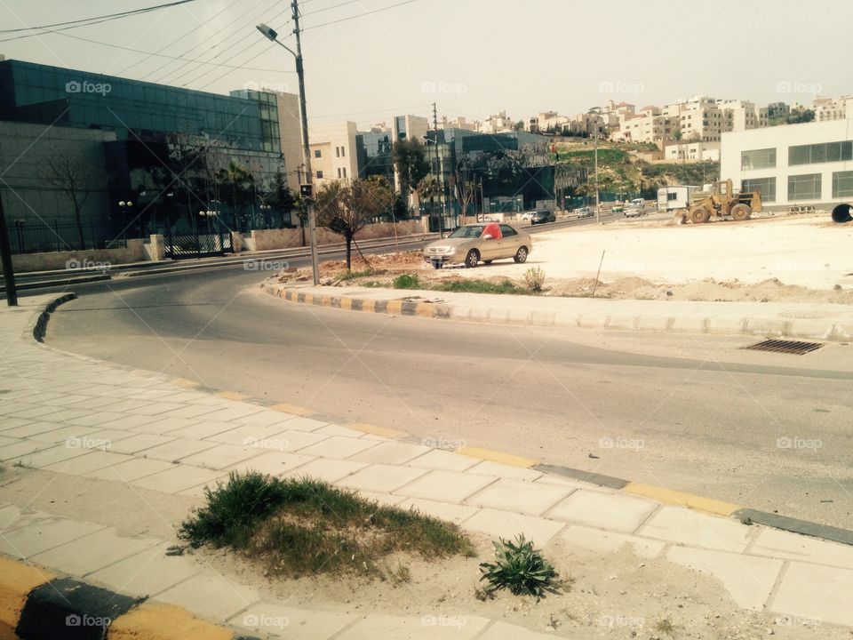 Street work industry bulldozer 