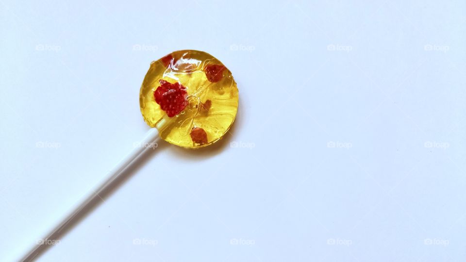 lollipop on white background