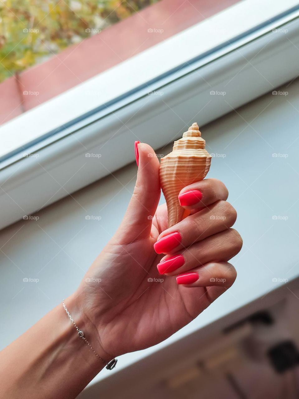 Woman hands with beautiful nails