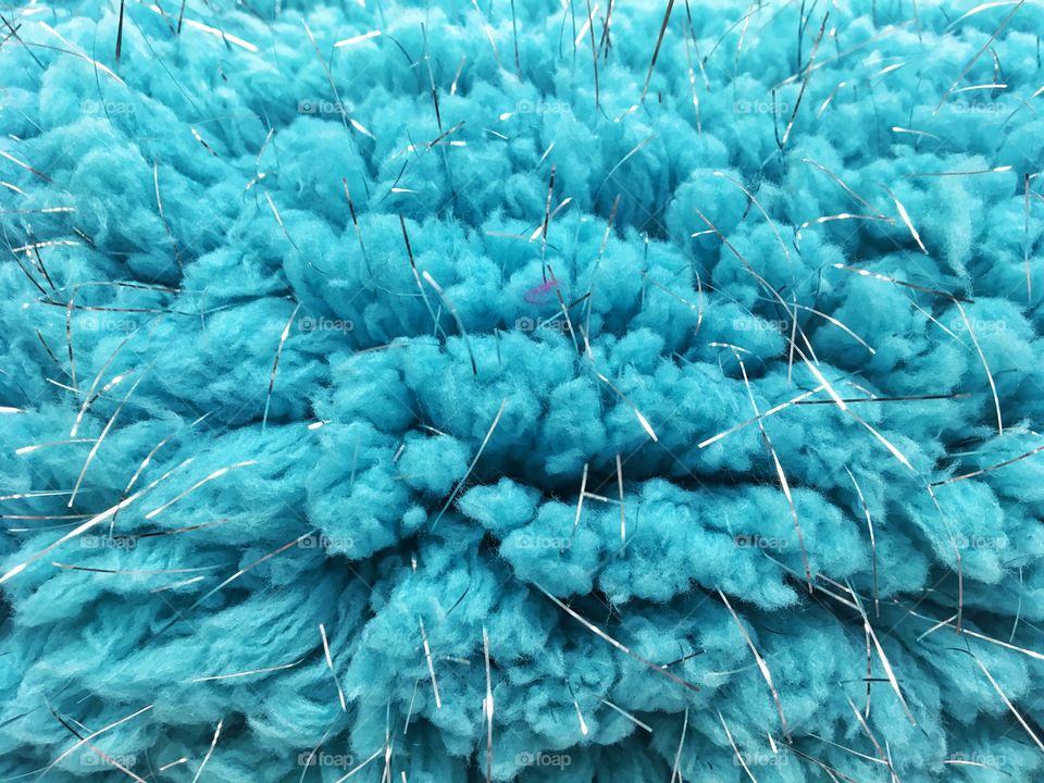 Blue Fluffy Texture 