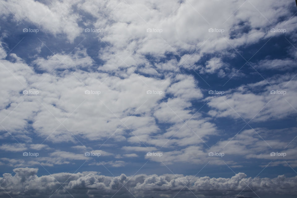 Clouds in a blue sky