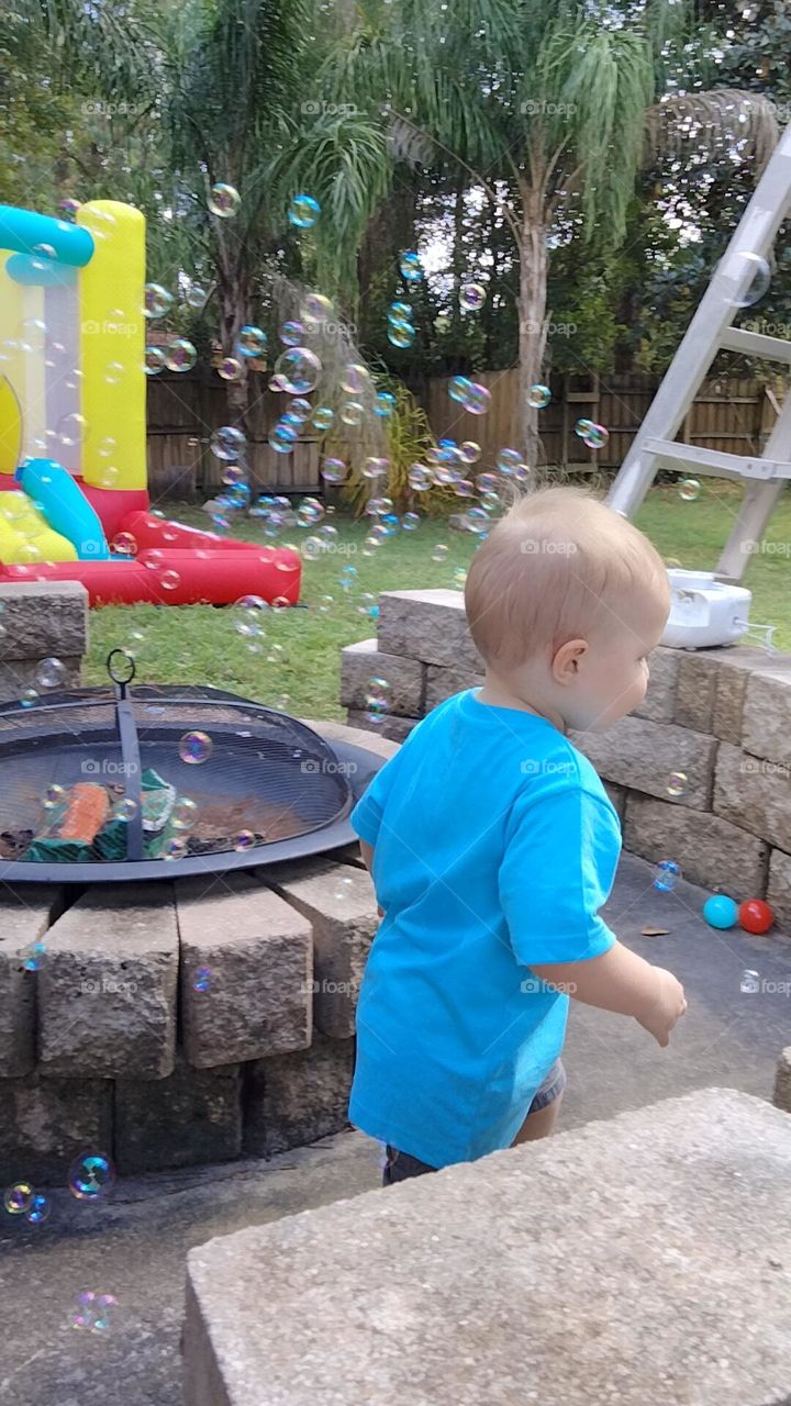 bubbles outside