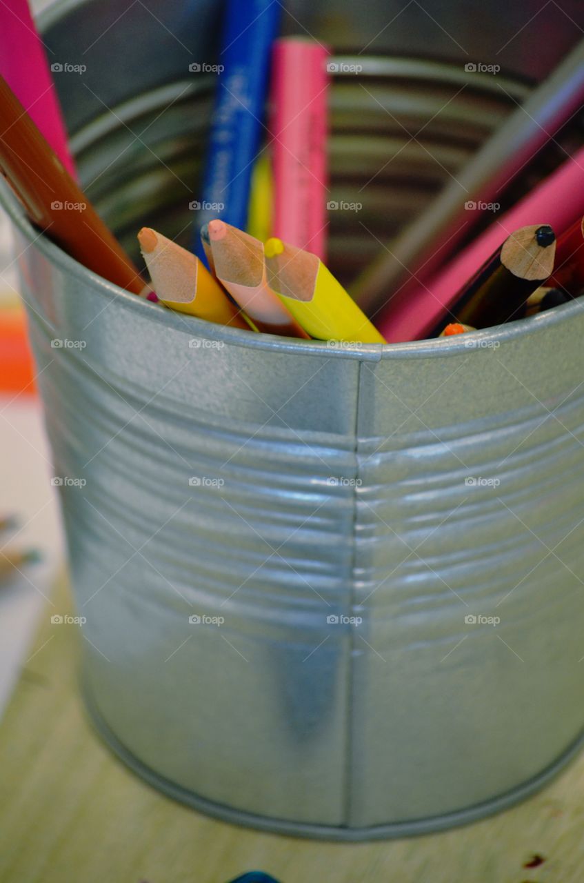 Education, School, Pencil, No Person, Wood