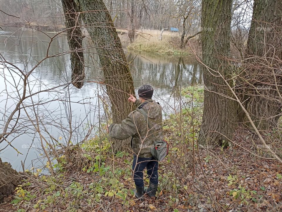 The man by the river
